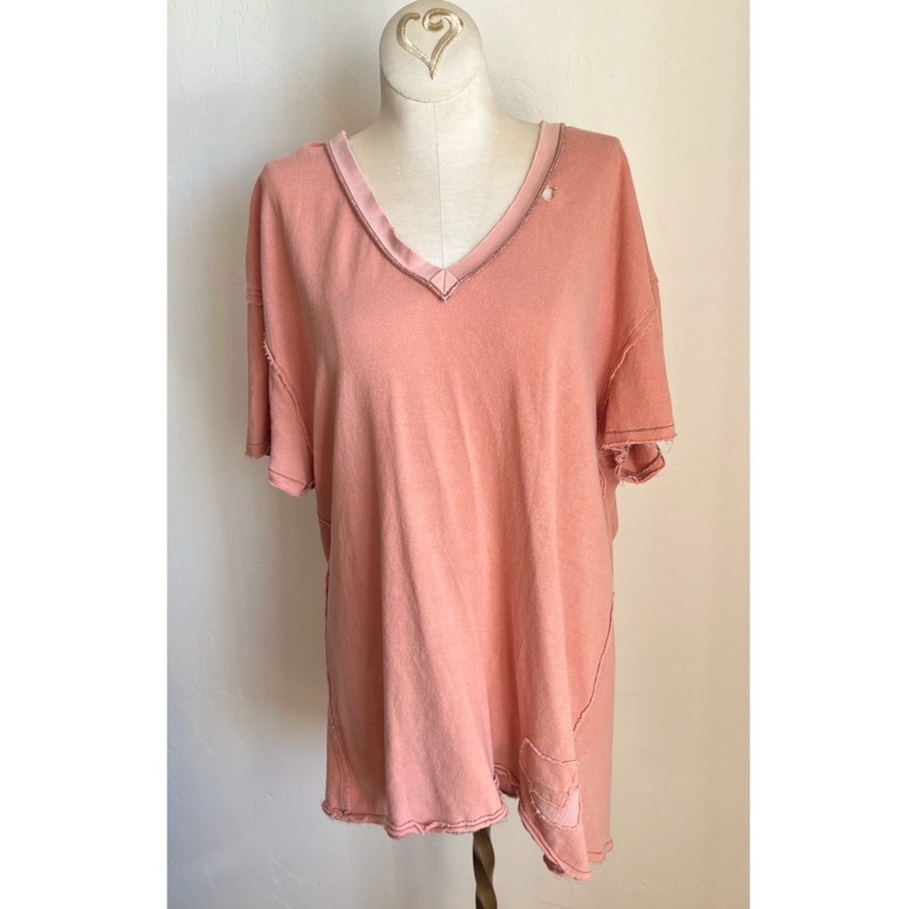 Free people We The Free Distressed T Shirt